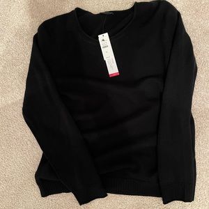 Talbots black cashmere sweater medium